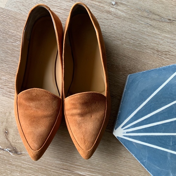Everlane Shoes - |EVERLANE| Suede Modern Point Loafers